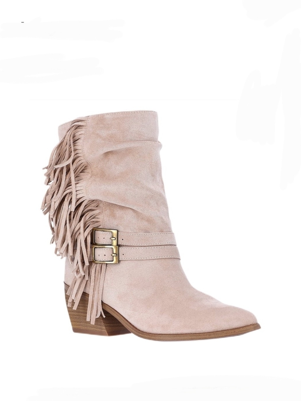 Madden NYC Women's Faux Suede Fringe Boots Size 8 BNIB - Picture 2 of 14